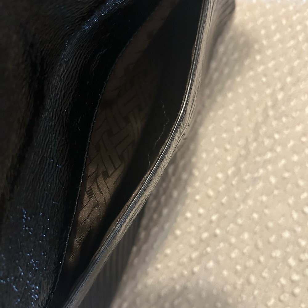 Elegant Black Cole Hann Clutch with Tassel - Picture 6 of 8